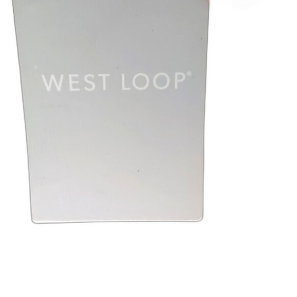 Women's West Loop Summer Beach Two Toned Black White Flip Flops Various Sizes - Picture 3 of 3